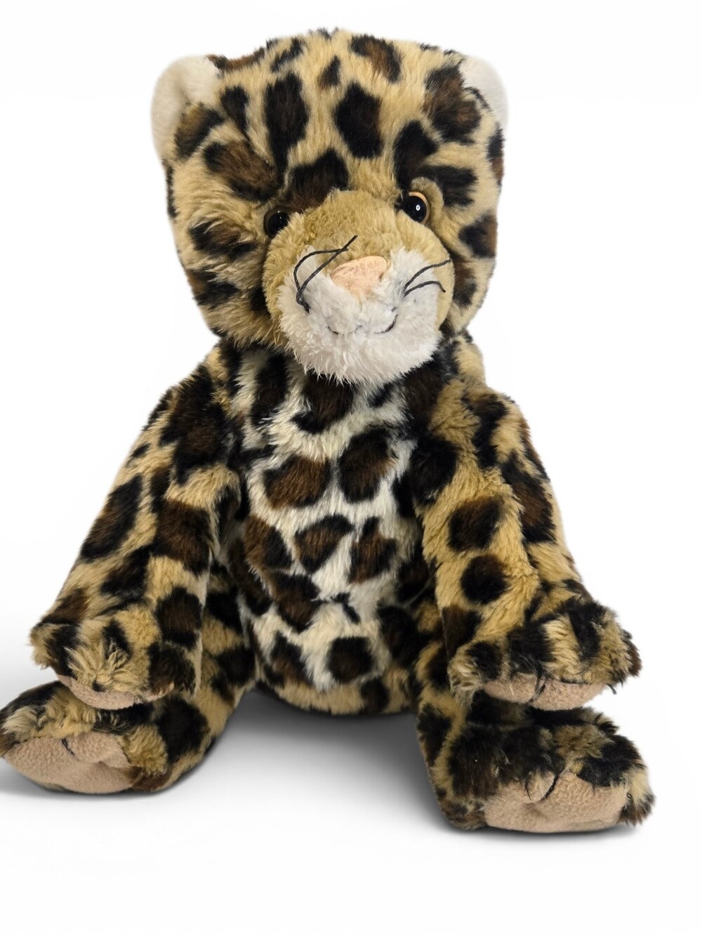 2012 Build A Bear Amur Leopard w/Pink Nose, Retired BABW